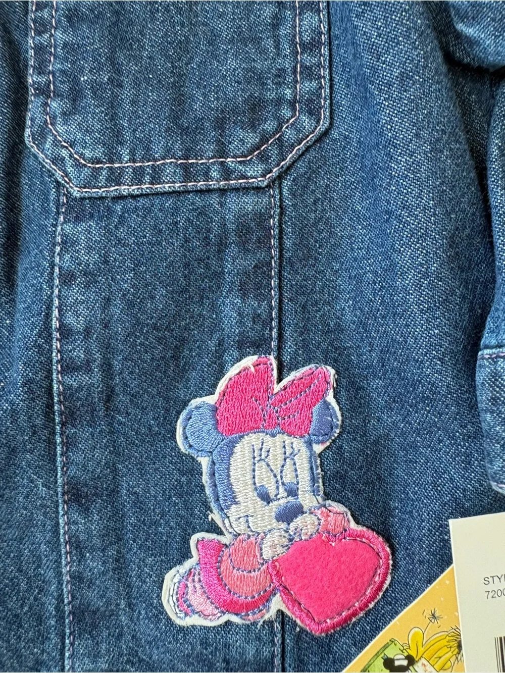 Baby Minnie Mouse Girls Denim Jacket & Pants Set